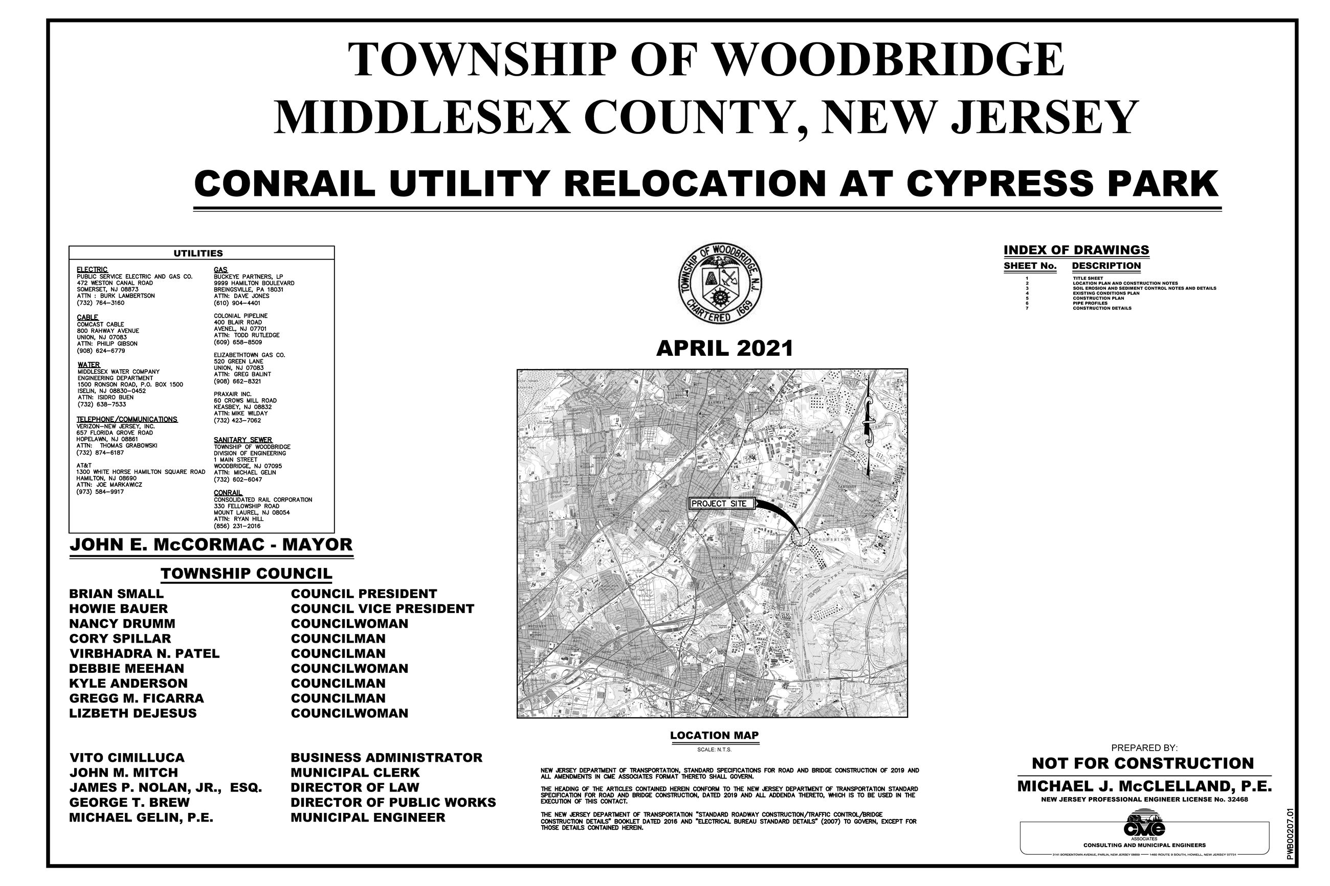 Conrail Utility Relocation at Cypress Park