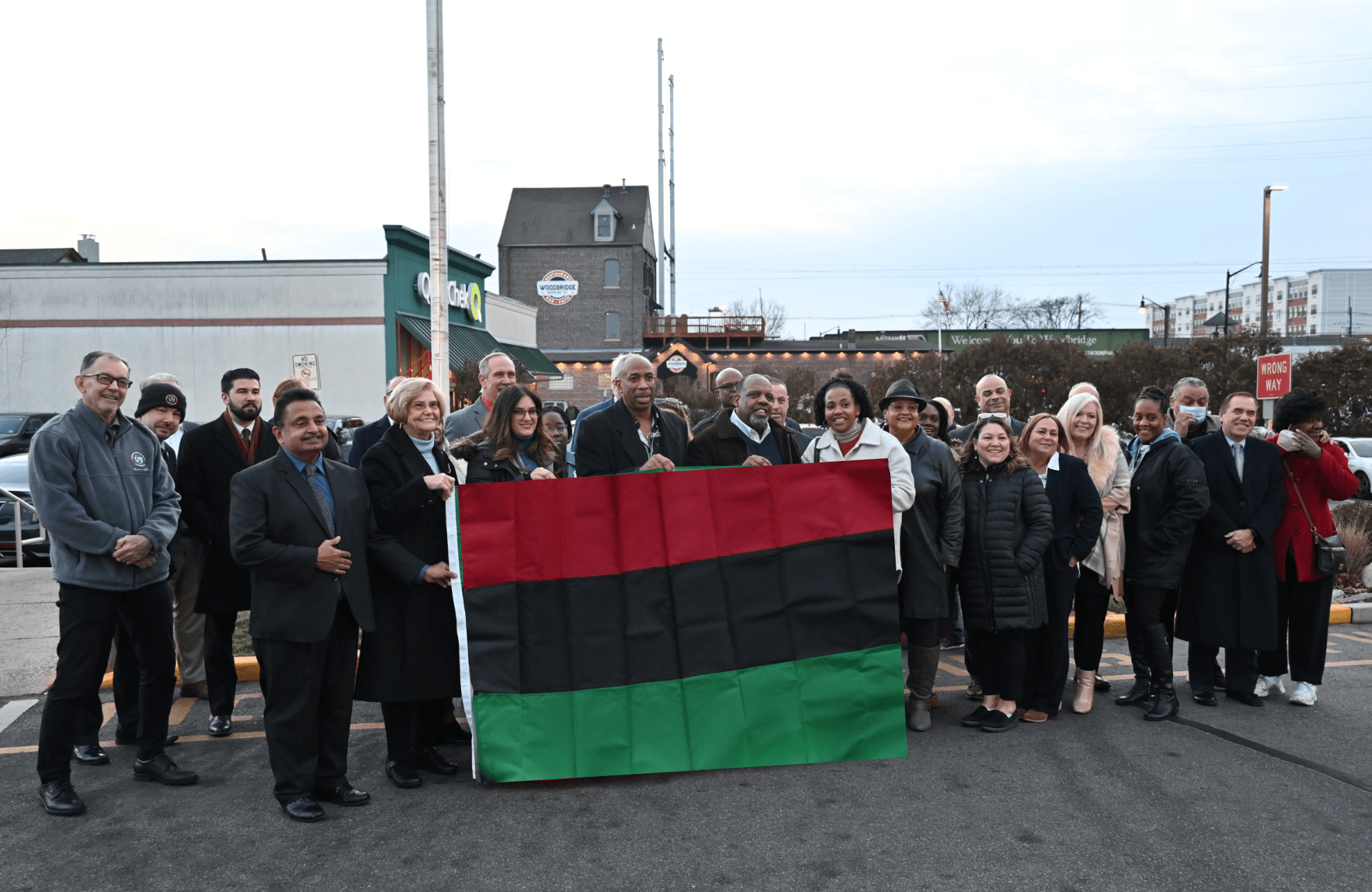 BHM Flag Raising Group Shot