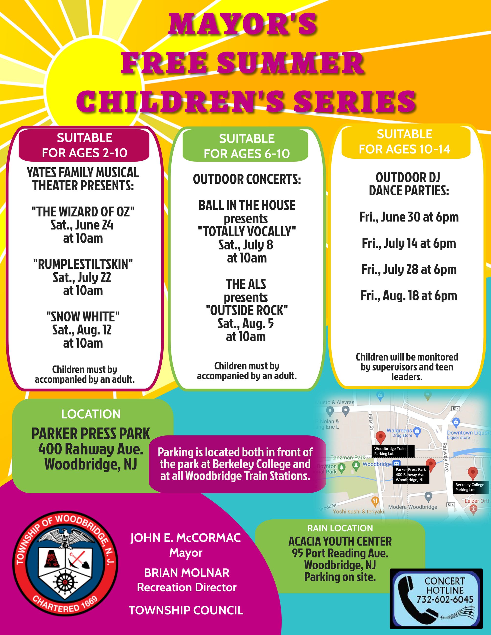 Woodbridge Summer Childrens Series Flyer V5