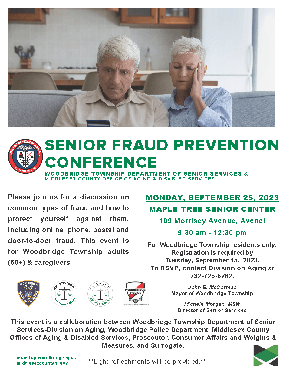 2023 Senior Fraud Prevention Conference FLIER