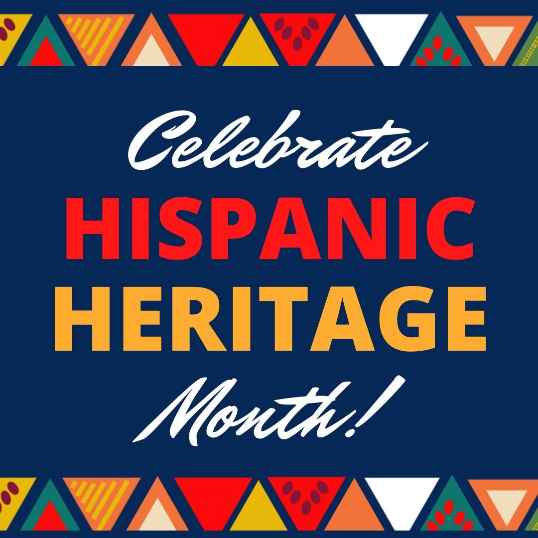 Blue Red Orange Hispanic Heritage Month Instagram Post