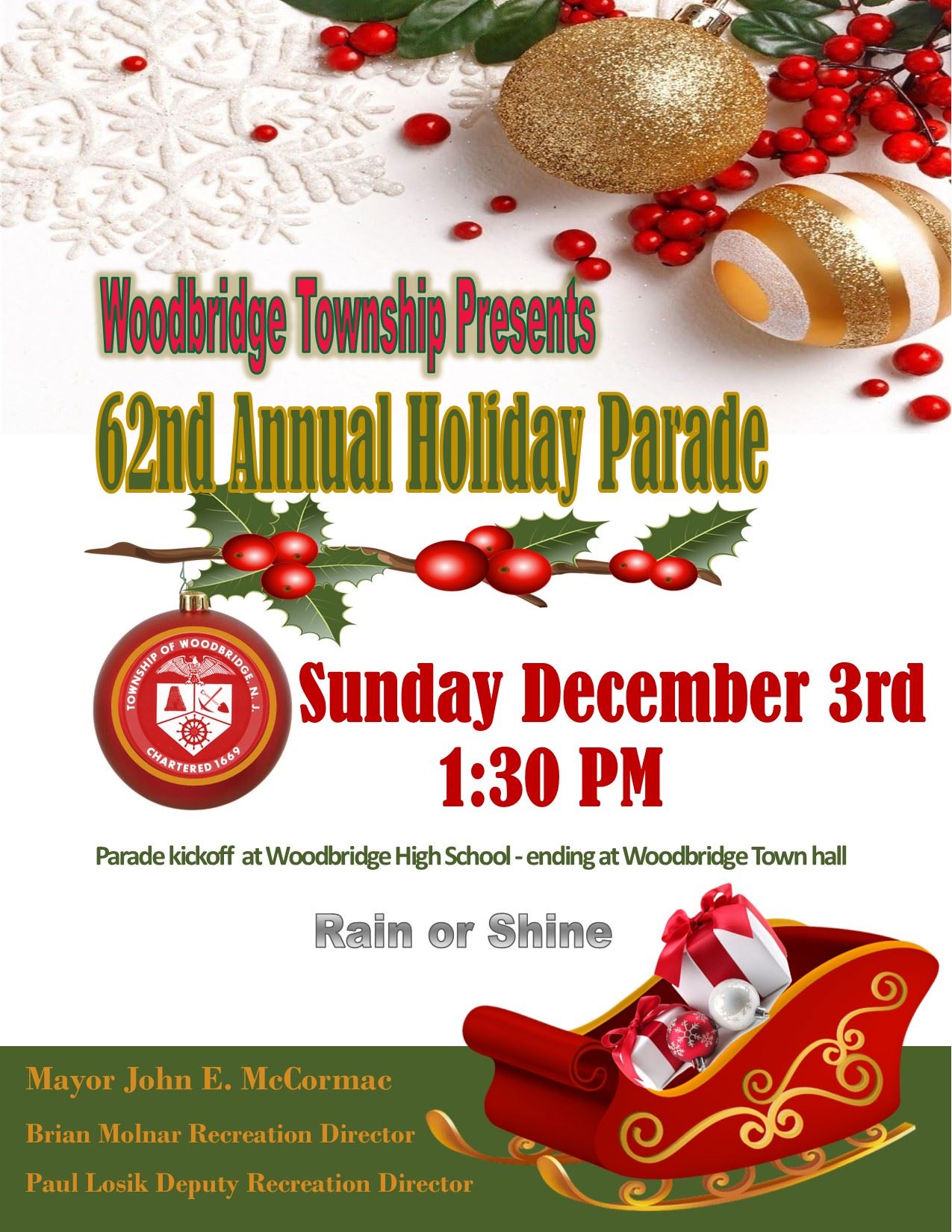 62nd Holiday Parade 2023