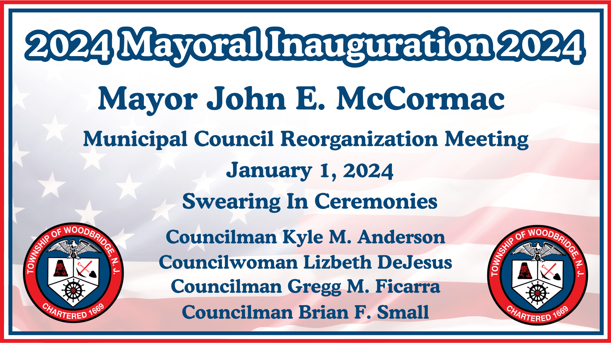 2024 Mayoral Inauguration Title Slide