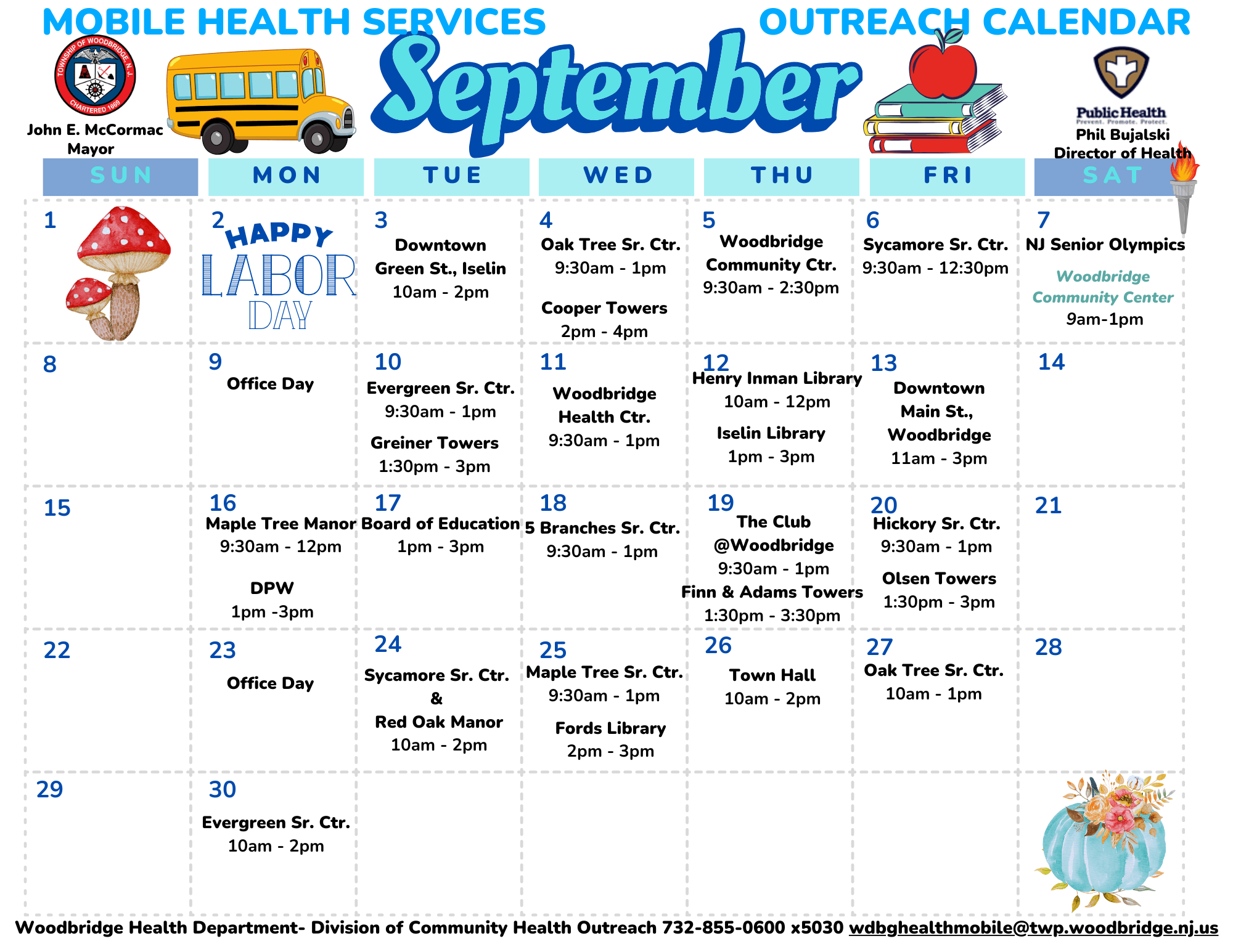 September - Community Outreach Mobile Health