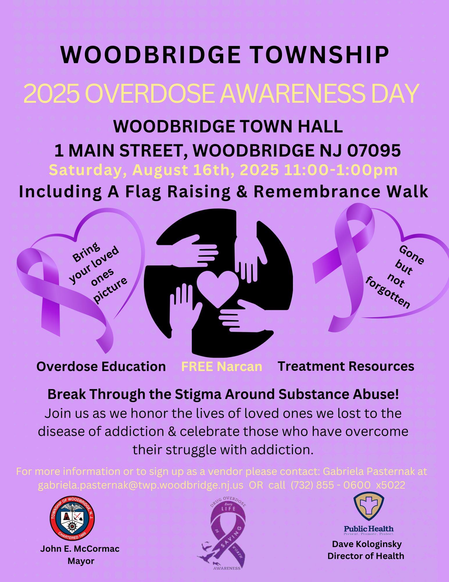 2025 Overdose Awareness Flyer