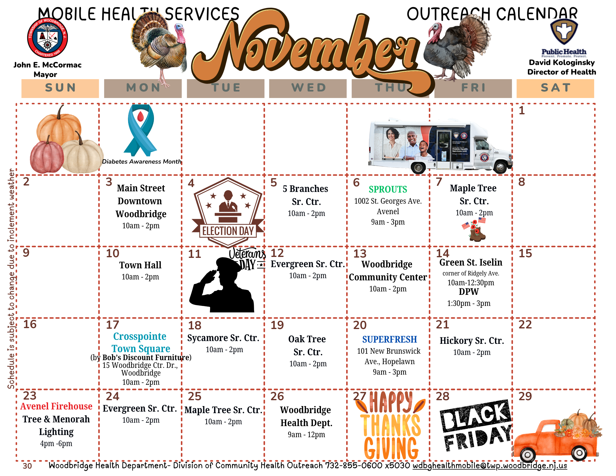 Community Outreach - Mobile Health - November 2025