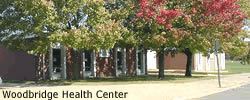 Exterior of Banner Health Center with leafy trees