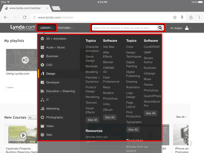 Logging In to LinkedIn Learning - Step 5