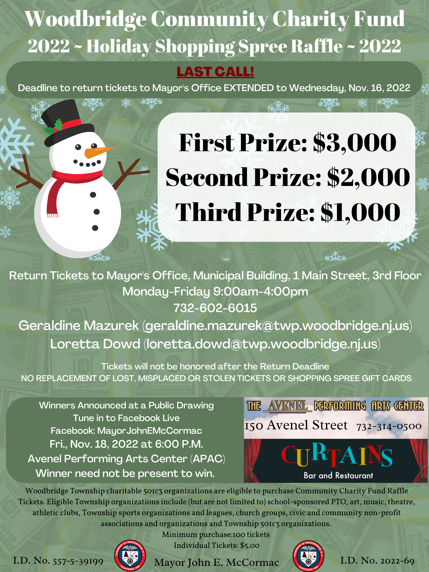 Raffle Tickets - Last Call