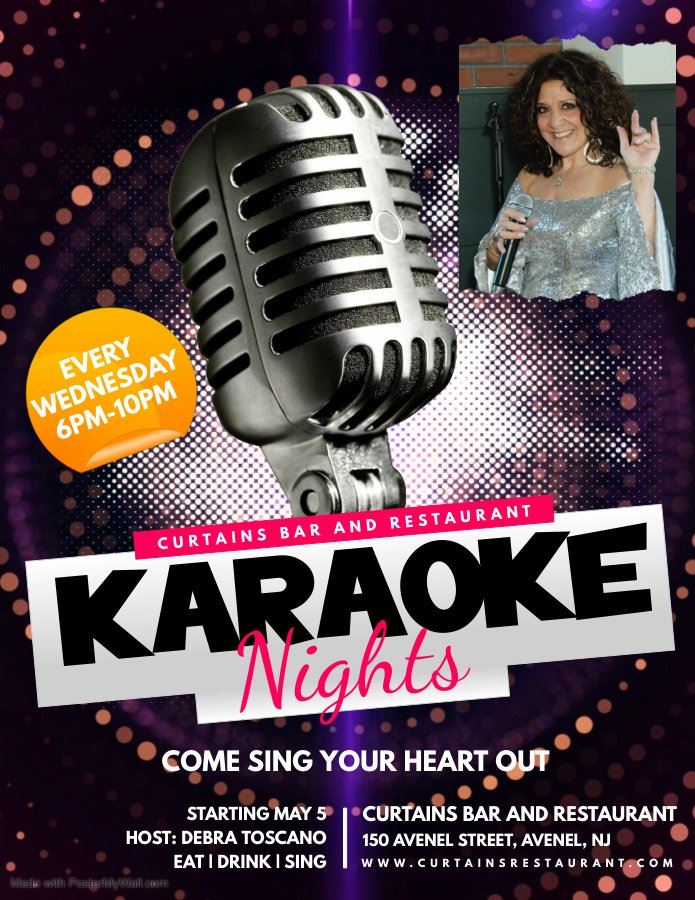 Karaoke Night at Curtains 2024